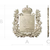 Surgut Coat of Arms 3D STL Relief for CNC