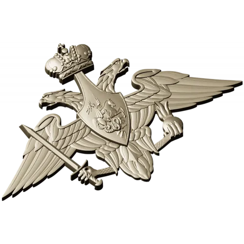 Герб Сухопутных войск - 3D модель STL для ЧПУ