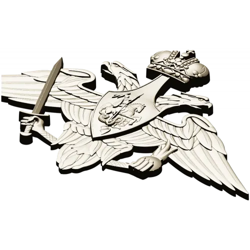 Герб Сухопутных войск - 3D модель STL для ЧПУ