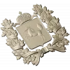 Tomsk Oblast Coat of Arms STL 3D Model for CNC Milling