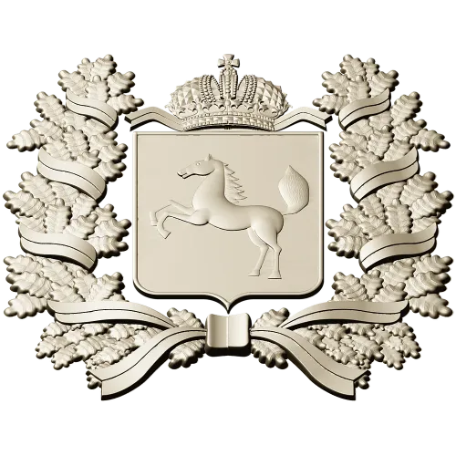 Tomsk Oblast Coat of Arms STL 3D Model for CNC Milling