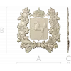 Tomsk Oblast Coat of Arms STL 3D Model for CNC Milling