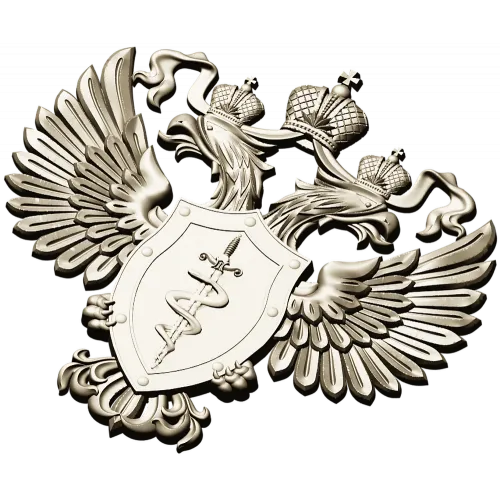 Герб ФСКН - 3D модель STL для ЧПУ