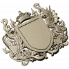 Heraldic Coat of Arms STL - Eagle & Dragon 3D Model for CNC