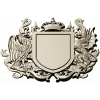 Heraldic Coat of Arms STL - Eagle & Dragon 3D Model for CNC