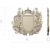 Heraldic Coat of Arms STL - Eagle & Dragon 3D Model for CNC