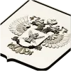 Heraldic Double-Headed Eagle Shield STL 3D Model