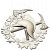 Firefighter Emblem 3D STL Model for CNC Milling