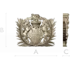 Heraldic Crest 3D STL for CNC - Ornate Coat of Arms