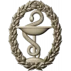 Hygieia medical emblem 3D STL for CNC