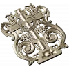 Golgotha Acanthus Cross - STL 3D Model for CNC