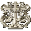 Golgotha Acanthus Cross - STL 3D Model for CNC