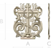 Golgotha Acanthus Cross - STL 3D Model for CNC