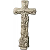 Trinity Relief Crucifix STL for CNC carving