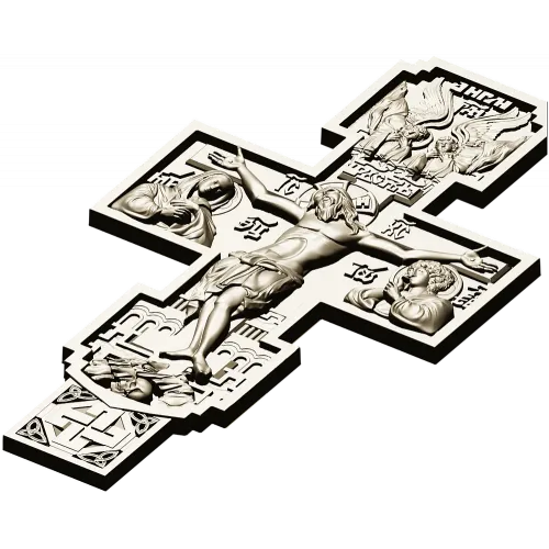 Распятие в восточно-христианском стиле - STL 3D модель для ЧПУ