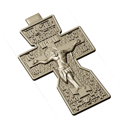 Православное распятие - 3D модель STL для ЧПУ