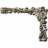 Baroque Acanthus Corner STL for CNC Milling
