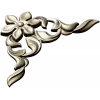 Floral Corner Ornament STL for CNC