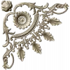 Ornate Rosette Corner STL for CNC