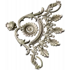 Ornate Rosette Corner STL for CNC