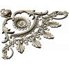 Ornate Rosette Corner STL for CNC
