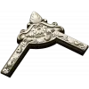 Угловой декоративный картуш - 3D модель STL для ЧПУ