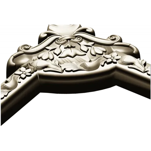 Угловой декоративный картуш - 3D модель STL для ЧПУ