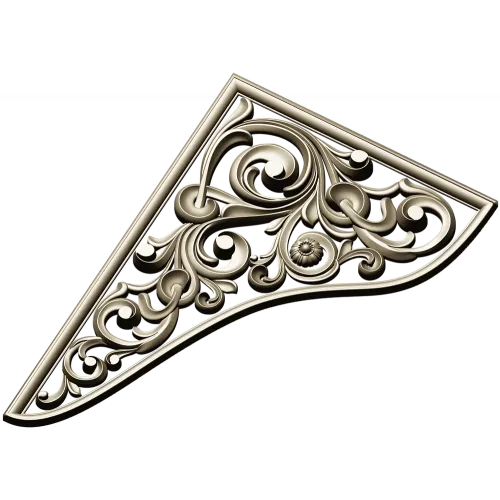 Рокайльный уголок - 3D модель STL для ЧПУ