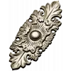 Gilded Acanthus Rosette Decorative Plaque STL