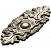 Gilded Acanthus Rosette Decorative Plaque STL