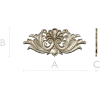 Acanthus Shell Cartouche STL for CNC