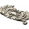 Baroque Acanthus Cartouche - STL 3D Model for CNC Router
