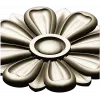 Classic Floral Rosette STL for CNC Milling