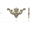 Baroque Acanthus Cartouche - STL 3D model for CNC carving