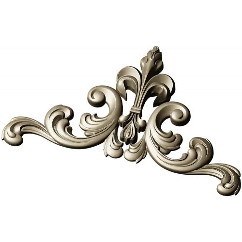 Baroque Acanthus Corner STL