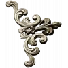 Baroque Acanthus Corner STL