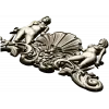 Shell Maidens Cartouche - STL 3D model for CNC milling