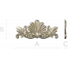 Shell & Acanthus Central Ornament - 3D STL for CNC