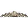 Резная накладка "Ракушечный картуш Рококо" - STL 3D модель для ЧПУ