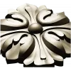 Флоральный медальон - 3D модель STL для ЧПУ