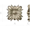 Ornate Floral Rosette - STL 3D Model for CNC Carving