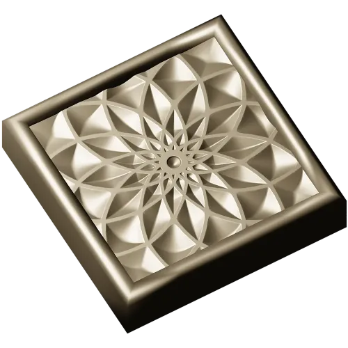 Golden Mandala Panel