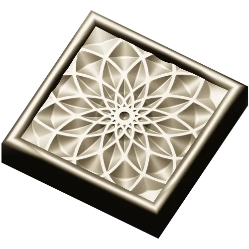 Golden Mandala Panel