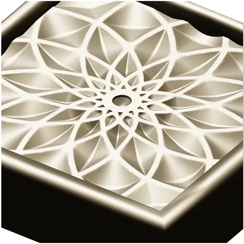 Golden Mandala Panel