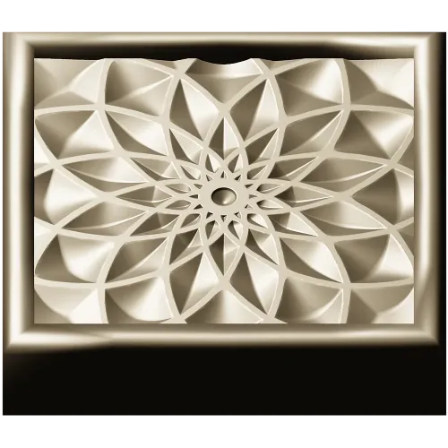 Golden Mandala Panel