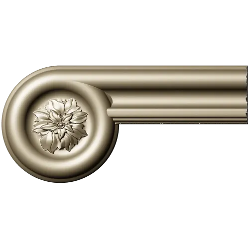 Florentine Rosette - STL 3D model for CNC