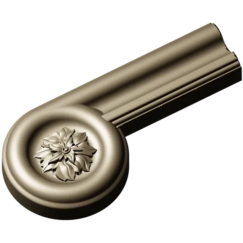 Florentine Rosette - STL 3D model for CNC