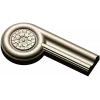 Fluted Rosette Terminal - STL 3D model for CNC