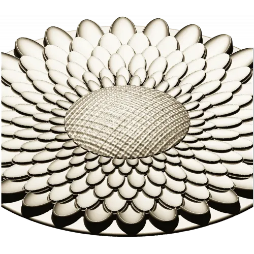 Sunflower Rosette - High-Relief STL 3D Model for CNC