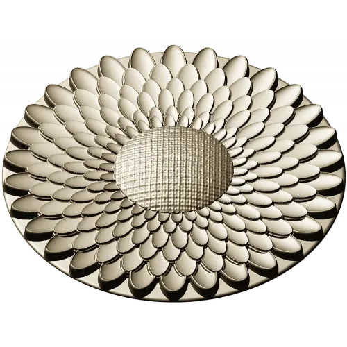 Sunflower Rosette - High-Relief STL 3D Model for CNC